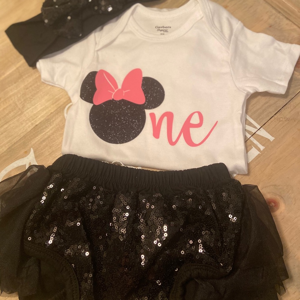 Baby tutu onesie birthday set personalized